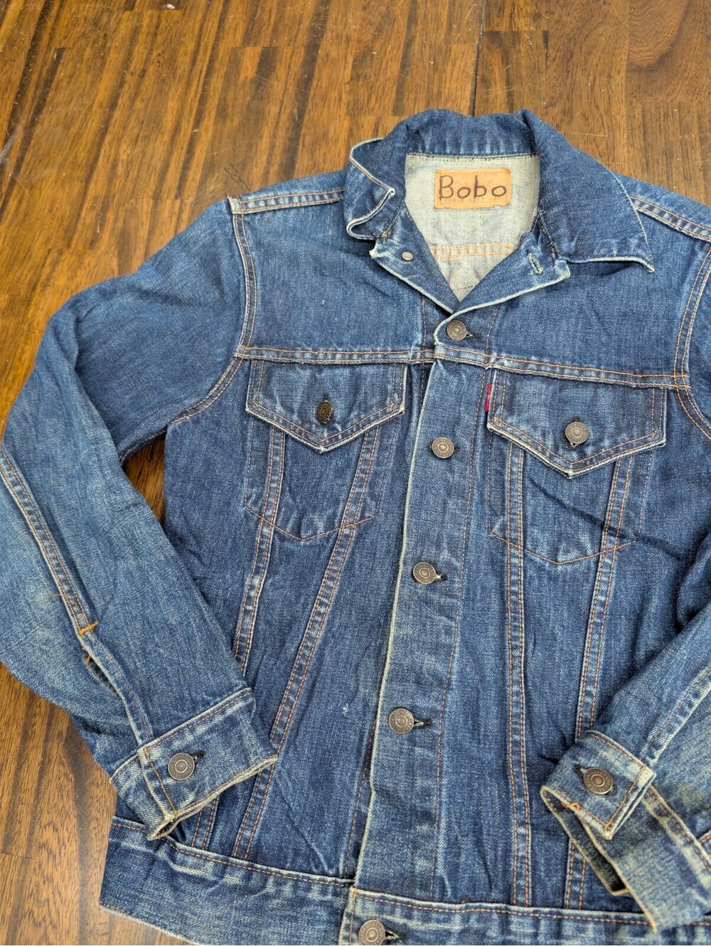 Levi's Big E Type 3 Denim Trucker Jacket Size 36 Vintage 70s